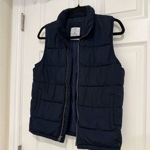 GAP Dark Blue Quilted Vest